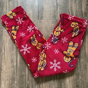 Dreamworks Warm Gingerbread Holiday Lounge Fleece Sleep Wear Pijamas Winter S